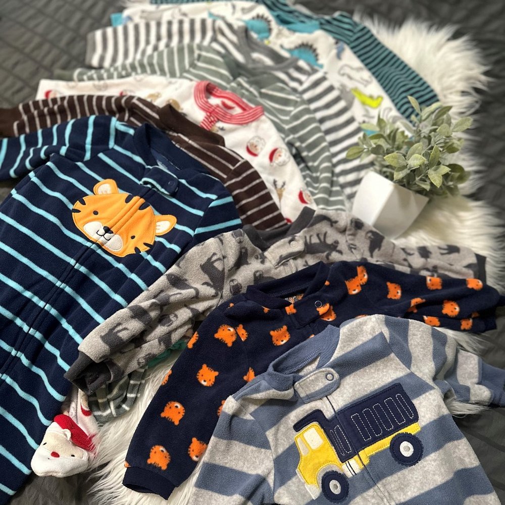10 sets of 3-6mo. boy PJS [3M]
